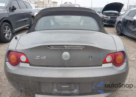2003 BMW Z4 3.0I z USA, uszkodzony, nr VIN 4USBT53423LU01221